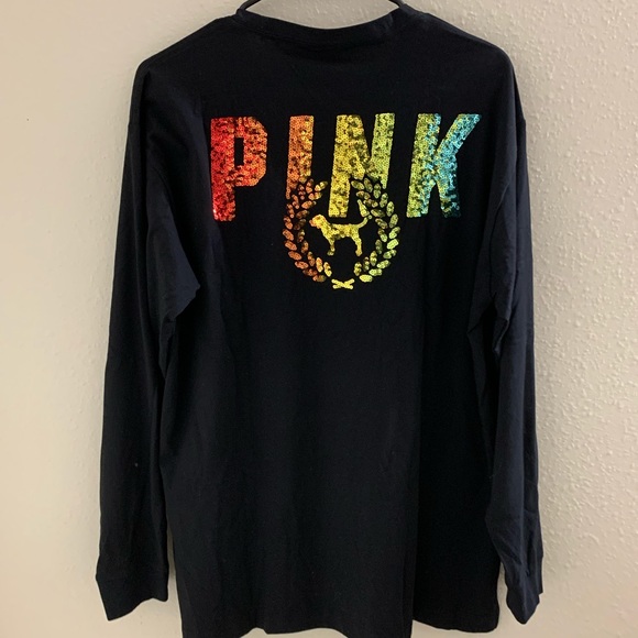 PINK Victoria's Secret Tops - ❌SOLD❌ PINK by VS LS Bling Tee